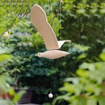 지중해 갈매기 모빌 우드 천정 우드모빌 A형 갈매기모빌 소품 날아가는 장식 팬던트