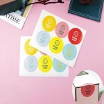 you 스 Thank 감사 포장 선물 1P 스티커 WF31321