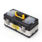 스텐 2단 공구 박스 정리 다용도 함