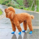 레인부츠 강아지 발커버 애완용