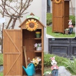 야외 조립식 보관함 캐비닛 간이창고 농막 농기구 수납장 방수