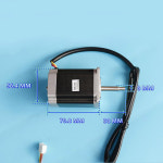 Nema 23 스테퍼 모터 Shinano 57 모터 2 상 4 선 2 3Nm 325oz in 3A 79 Nema23 스텝 모터 4-리드 CNC 밀링 기계용