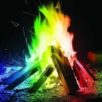 매직파이어 무지개빛 오로라 감성 캠핑 불멍 가루 30gX3개