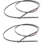 아바오담 2pcs 트림 우쿨렐레 바인딩 장식 스트립 바 클래식 전복 80cmx2pcs