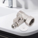 RO 공급수 어댑터 1 2 1 4 볼 밸브 탭 티 B 냉온수 파이프 홈 액세서리