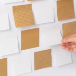 탁상 라인 점착 메모지 스티커