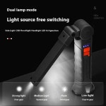 ㈜다온로직스 | COB LED 작업등 손전등 USB-C 800mA 자기 360 차고 검사 램프 4모드 포켓 투광 조명