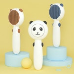 원터치 애견 팬더 슬리커 반려동물 펫 브러쉬 털제거 빗 강아지 고양이 엉킨털 죽은털제거빗