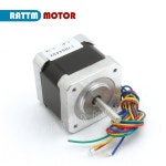 Nema 17 CNC 스테퍼 모터 Oz-in 40Ncm 1 3A 2 상 4-wrie 17HS4402 60