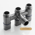 3가지 앵글 밸브 다기능 전환 사용한 안정적인 물 흐름 제어를 위한 첨단 기술