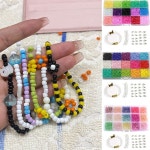 DIY 비즈공예재료 15색 세트 만들기 DIY 키링 공예품 타입A