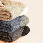 투톤 털양말 두꺼운 남여공용