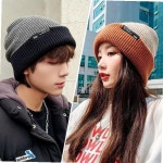 배색 비니 남성 양면 4in1