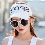 썬캡 골프모자 여성썬캡 니트