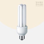 우리조명 우리조명 장수램프 삼파장 EL 형광다마 30W 주광색 E26 전구