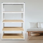 무볼트 앵글선반 5단 랙 조립식 경량랙 펜트리 베란다 철제 진열 창고 건조기 페리코 FRC-8418