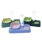 반려동물 애견 강아지 딸기 급수 식기 급식기 세트