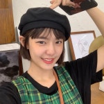 후와후와마켓 여성 유니크 스타일 베레모 헌팅캡 귀여운 스타일 패션모자 사이즈 조절로프 고품질
