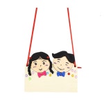 친구사랑주간 연계활동 원형나무 우정목걸이만들기 4인용 어린이집