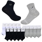크로커다일 남자 여자 무지양말세트 5켤레 여성블랙5켤레