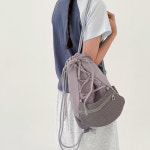 무지 고프코어 짐색 스트링 백팩 에코백 24BA020