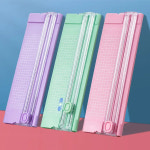 스크랩북 트리머 풀아웃 자 A4 정밀 종이 사진 커터 소형 절단기 사무용품