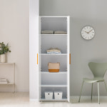 j0072 Woody 광폭600거울형 틈새수납장