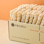 강릉은정한과 강릉은정한과 찹쌀과줄 1kg 대용량 500gX2봉 유과 답례품 아이 어르신간식 단체선물 명절선물