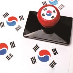 매직북스 매직북스 매직북스 3색 태극기 만년도장 컬러 라인 1개 3색 컬러도장 잉크 3종