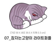 논슬립 소프트 발매트 빨아쓰는 규조토 발매트 02-타원 퍼플그레이