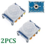 PIR 센서 HC 모듈 감지기 인체용 조정 초전기 파이 감지 IR 2PCs HC SR501