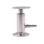 위생 샘플 밸브 트라이 클램프 페룰 OD 50 스테인레스 스틸 SUS304 316