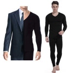 남자 겨울 내복 세트 얇은 보온 언더웨어 상하 세트 L