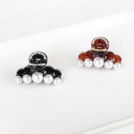 시후주얼리 큰 진주 라인 크리스탈 헤어핀 p HA550T