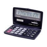 카시오 전자계산기 12단 전자 포켓형 휴대용 SL-240LB