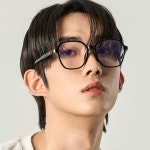 콜릿 MEN 빅 뿔테 블루라이트 안경 다각 글라스 DSBB