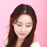 무광 꼬임 컬러 머리띠