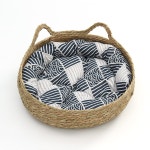 고양이 라탄 바구니 하우스 숨숨집 반려묘바스켓