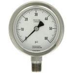 압력계 2 5 케이스 내부 30 160psi 1 4 NPT 남성 하