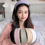 여자 겨울 데일리 포근한 심플 무지 베이직 머리띠