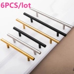 호환 호환 6PCS 호환 아연 합금 문 손잡이 부엌 캐비닛 단단한 서랍 가구 핸들 하드웨어