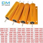 Diymore 알루미늄 파워 금속 쉘 케이스 권선 저항 50W 100W 0 1R 0 5R 1R 2R 4R 6R 8R 10R 20R 1K J ohm 25 100W 01-100K 0
