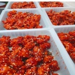 속초동해닭강정 중앙시장닭강정순살 1300g 뼈닭 1700g 속초동해닭강정지역주민인정맛집순살 1000g