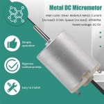 USB 팬용 소형 전기 모터 DC 5V 04A 4350RPM 0