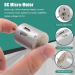 USB 팬용 소형 전기 모터 DC 5V 04A 4350RPM 0