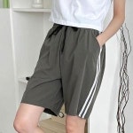 이선 5부 여자 밴딩 반바지 여름 쿨 캐주얼 홈웨어