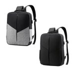 회사원 출장 여행 캐주얼 가방 투톤 패브릭 사각 백팩 20대패션