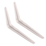 선반받침대 벽고정 까치발 6x8 자형 선반대 1조 흰색