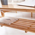 j0084 1200접이식 소파테이블 고무나무 원목 테이블 좌탁