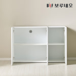 보루네오 뮤센 2단 높은 깊은형 거실장 1200